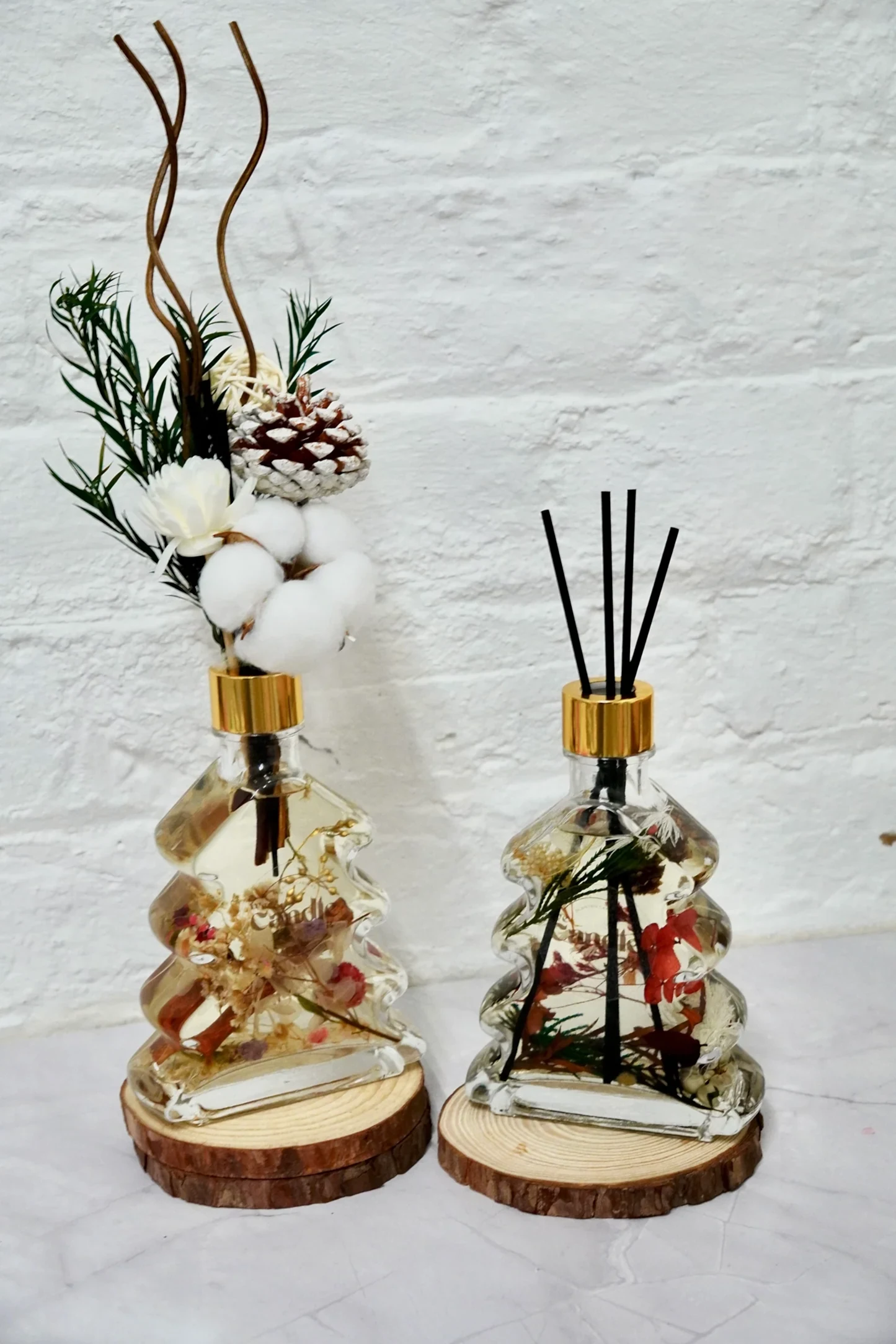 Christmas Floating Flower Reed Diffuser  Making Workshop - We Candle It London