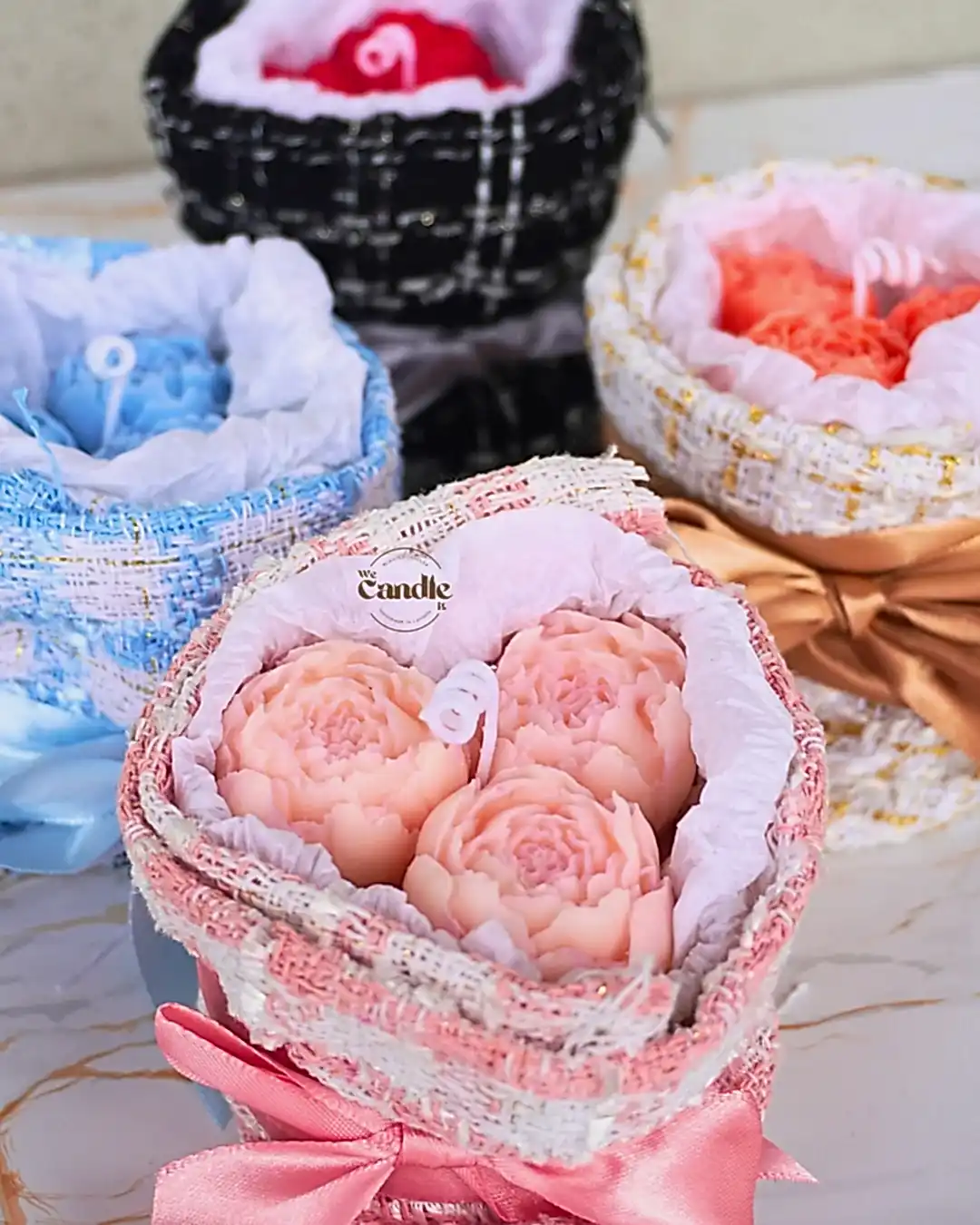 Valentine’s Day Flower Bouquet Candle Making Workshop - We Candle It London