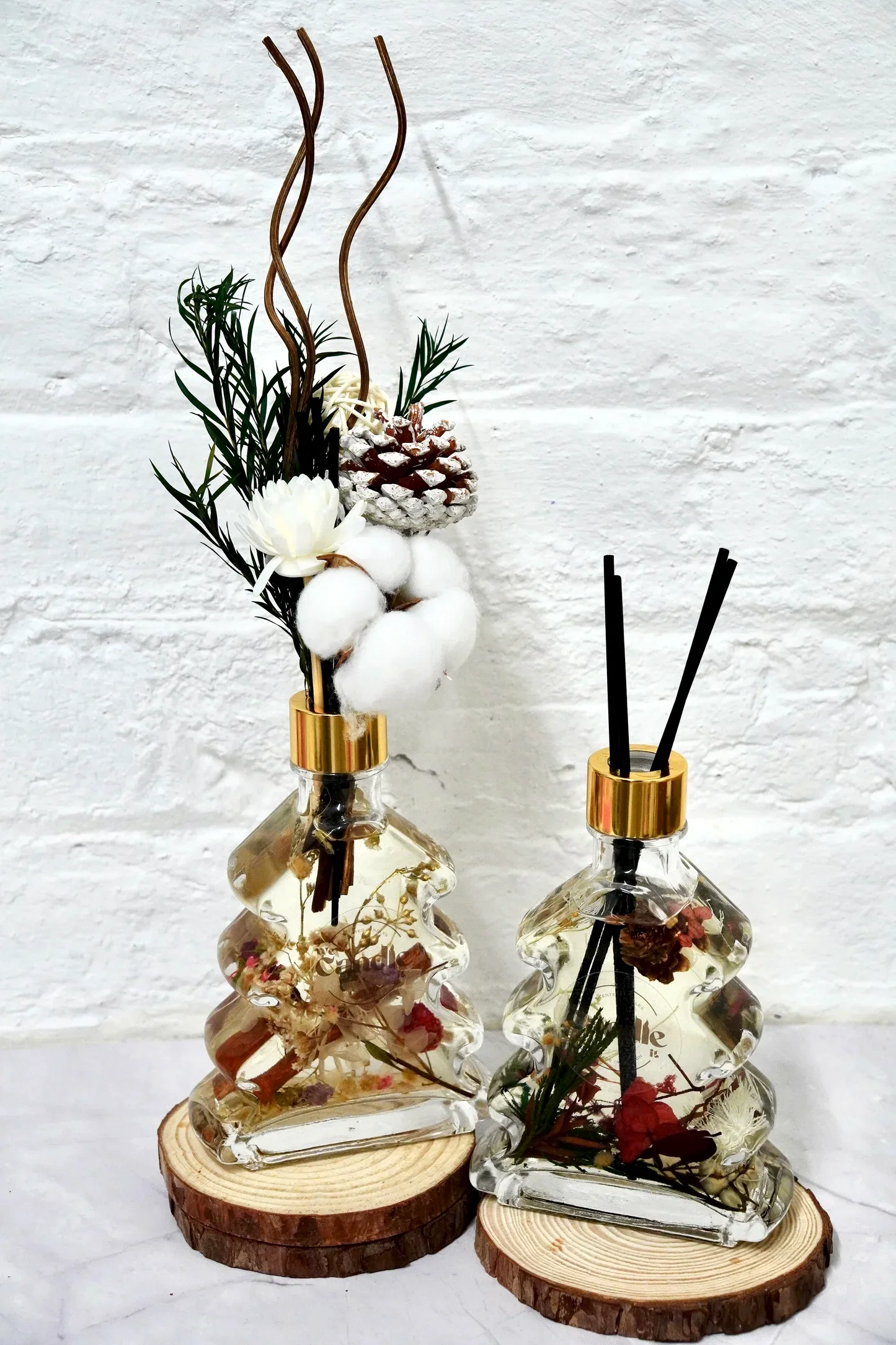 Christmas Floating Flower Reed Diffuser  Making Workshop - We Candle It London