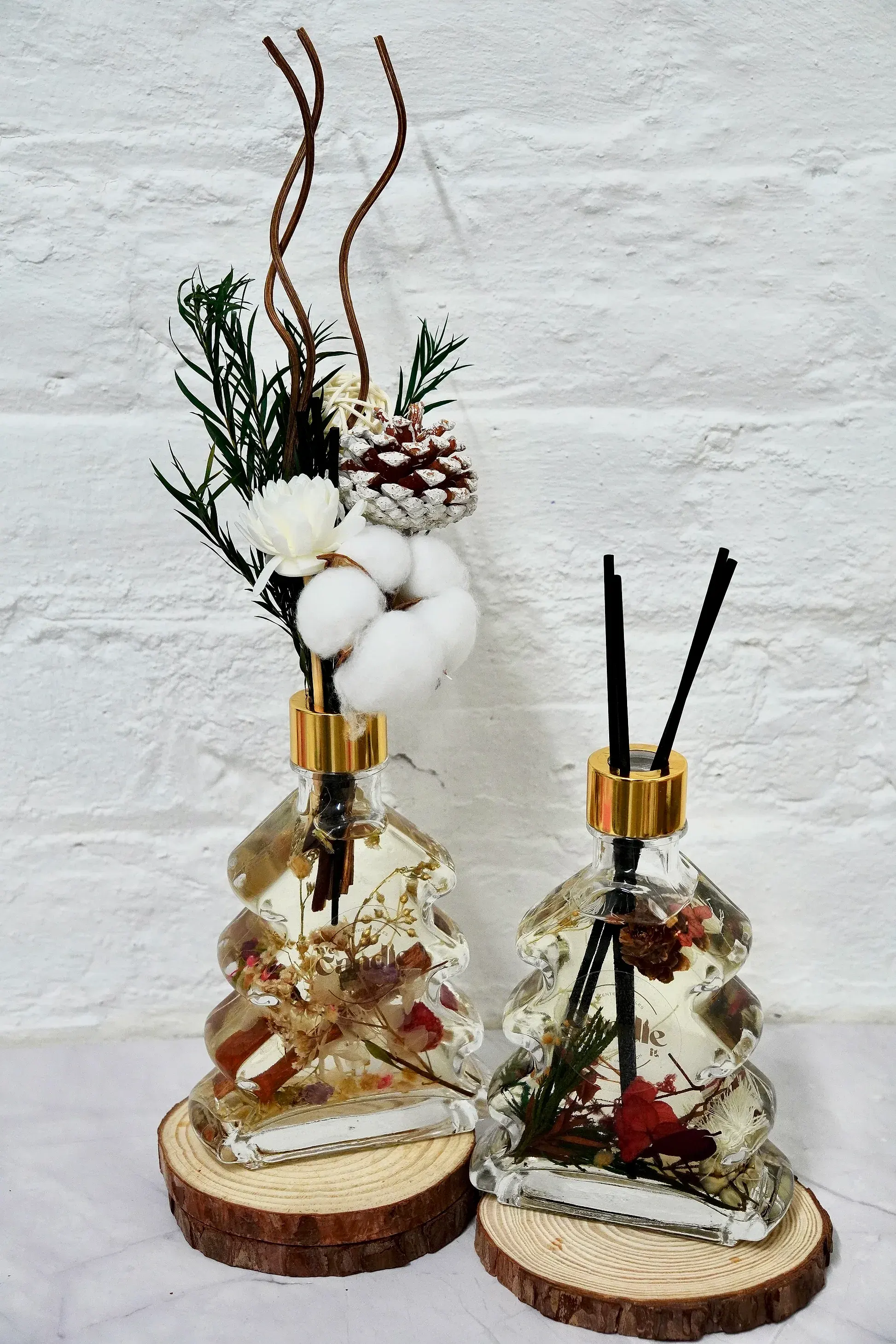 Christmas Floating Flower Reed Diffuser  Making Workshop - We Candle It London