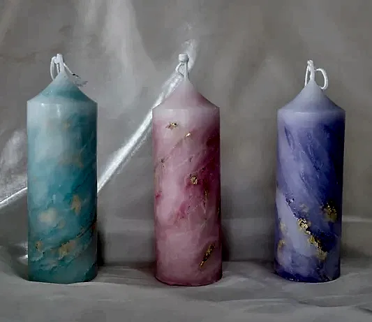 Marble Candle - We Candle It London