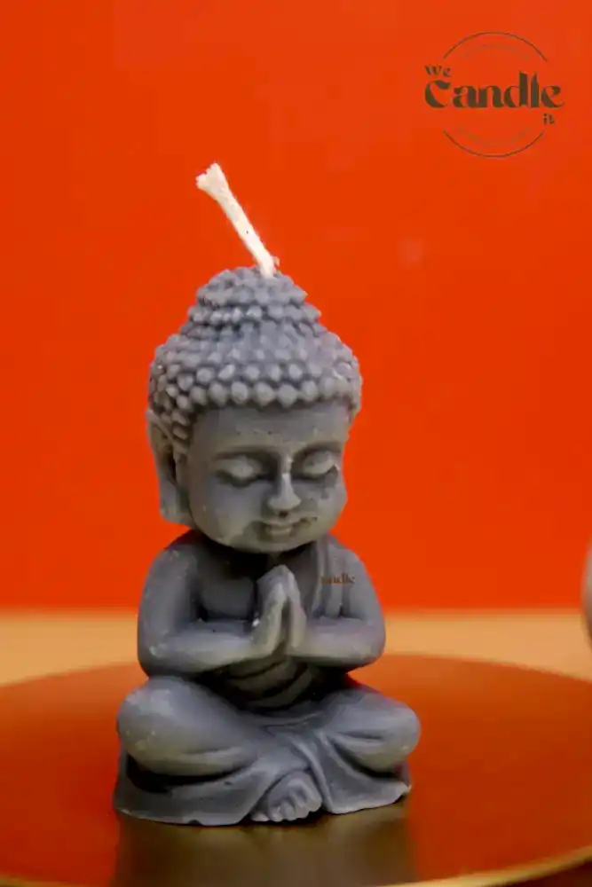 Buddha Candle & Lotus Diffuser Plaster Plate Workshop Candle