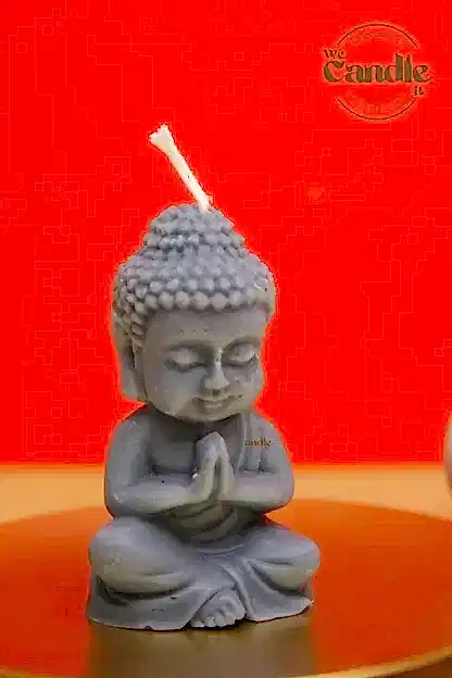 Buddha Candle & Lotus Diffuser Plaster Plate Workshop Candle
