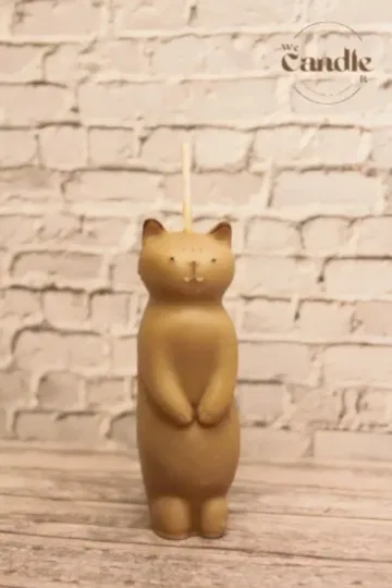 Cat-Themed Candle & Aroma Plaster Plate Workshop Candle