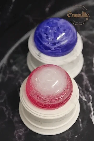Crystal Spheres Candle with Diffuser Stone Making Workshop Candle