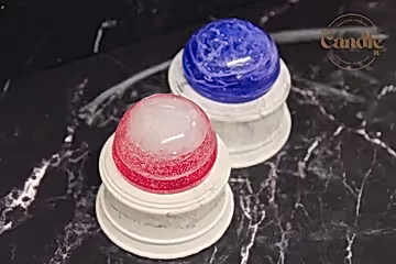 Crystal Spheres Candle with Diffuser Stone Making Workshop Candle