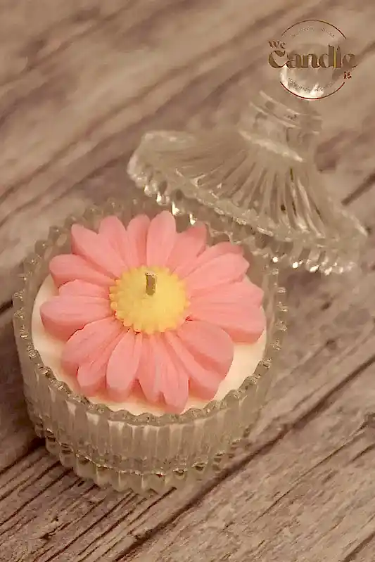Daisy Container Candle Workshop Candle