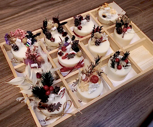 Dried Flowers Candle Making Workshop V1 Candle