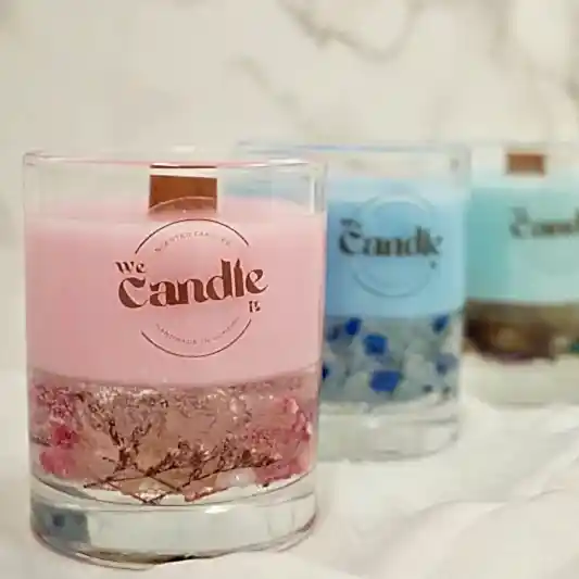 Floral Container Candle Making Workshop - We Candle It London