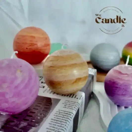 Planet Candle Making Workshop Candle