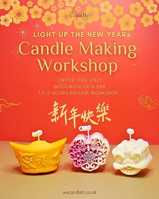 Chinese New Year Candle Making Workshop - Limited Time Only! - We Candle It London