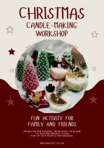 Christmas Candle Making Workshop - We Candle It London