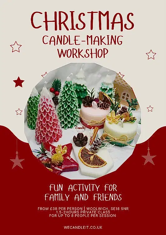 Christmas Candle Making Workshop - We Candle It London