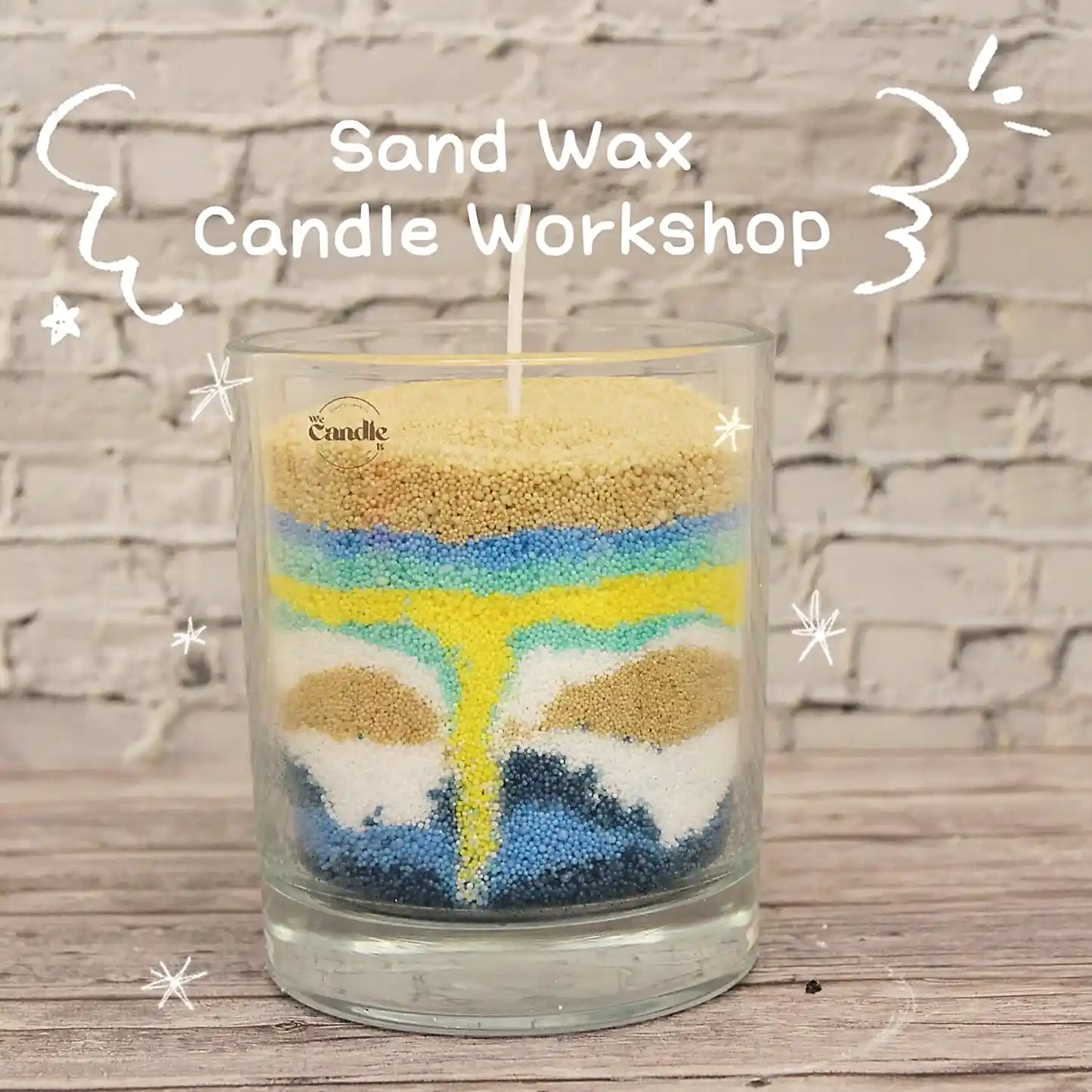 Sand Wax Candle Making Workshop - We Candle It London