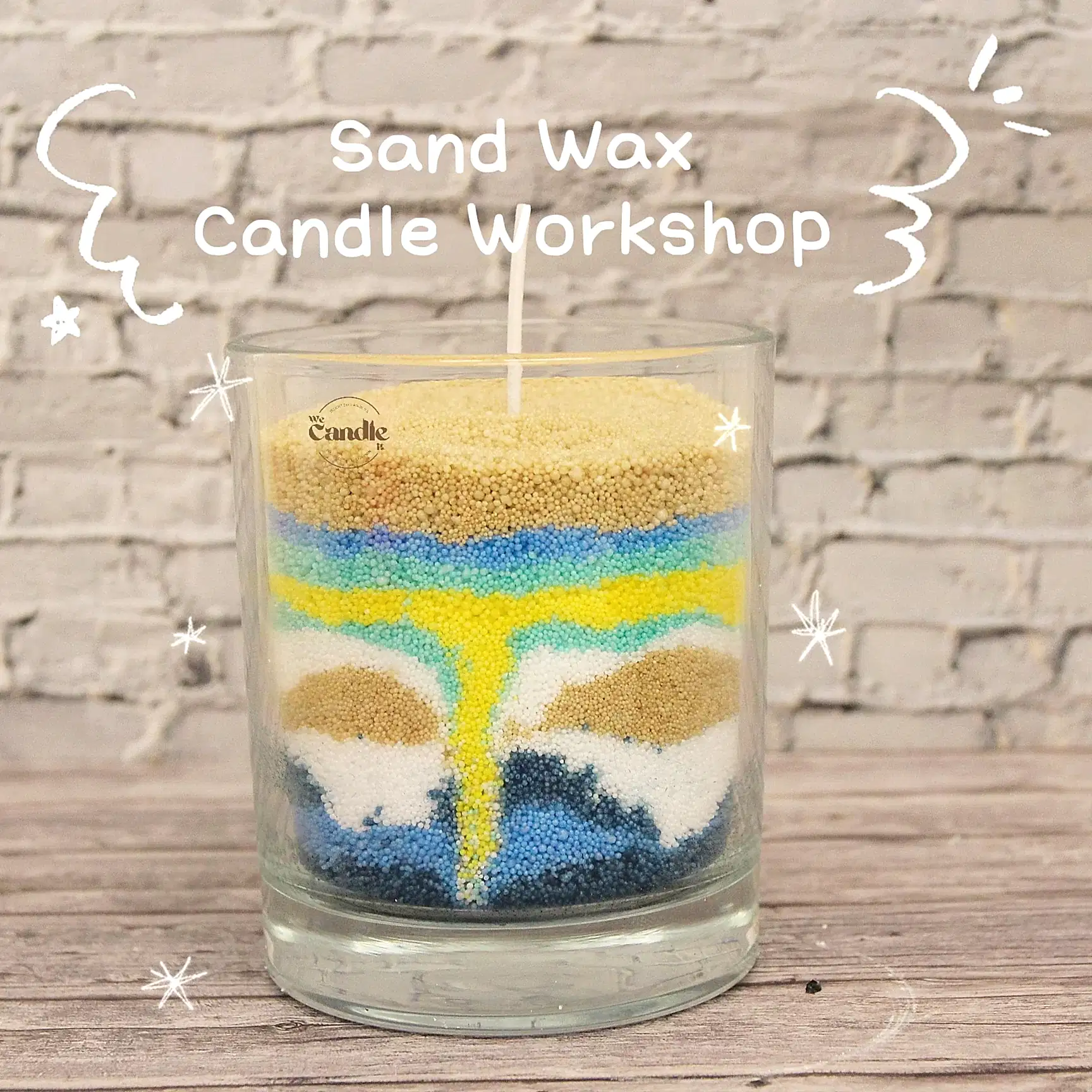 Sand Wax Candle Making Workshop - We Candle It London