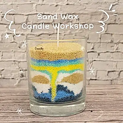 Sand Wax Candle Making Workshop - We Candle It London