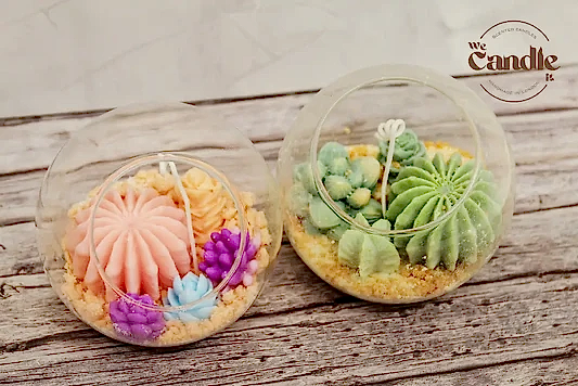 Succulent Terrarium Candle Making Workshop Candle