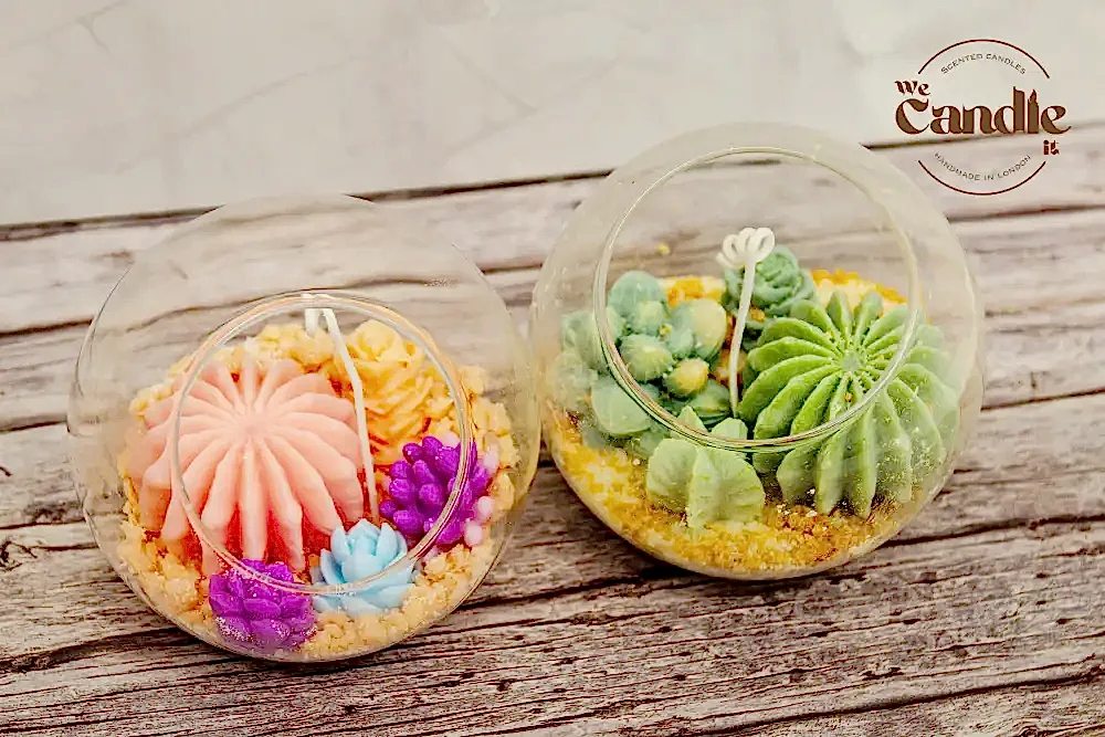 Succulent Terrarium Candle Making Workshop Candle