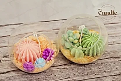 Succulent Terrarium Candle Making Workshop Candle