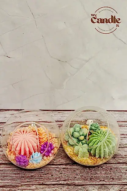 Succulent Terrarium Candle Making Workshop Candle